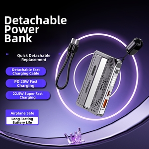 Nuovo Power Bank OEM 22.5W Compatto da Viaggio con Ricarica Super Veloce 5000mAh e Cavo Staccabile Ultimo Modello - Product Image 4