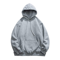 Sweat-shirts à capuche en molleton bouclette 100 % coton, unis, imprimés numériquement, teints, avec logo personnalisé brodé, vente en gros
