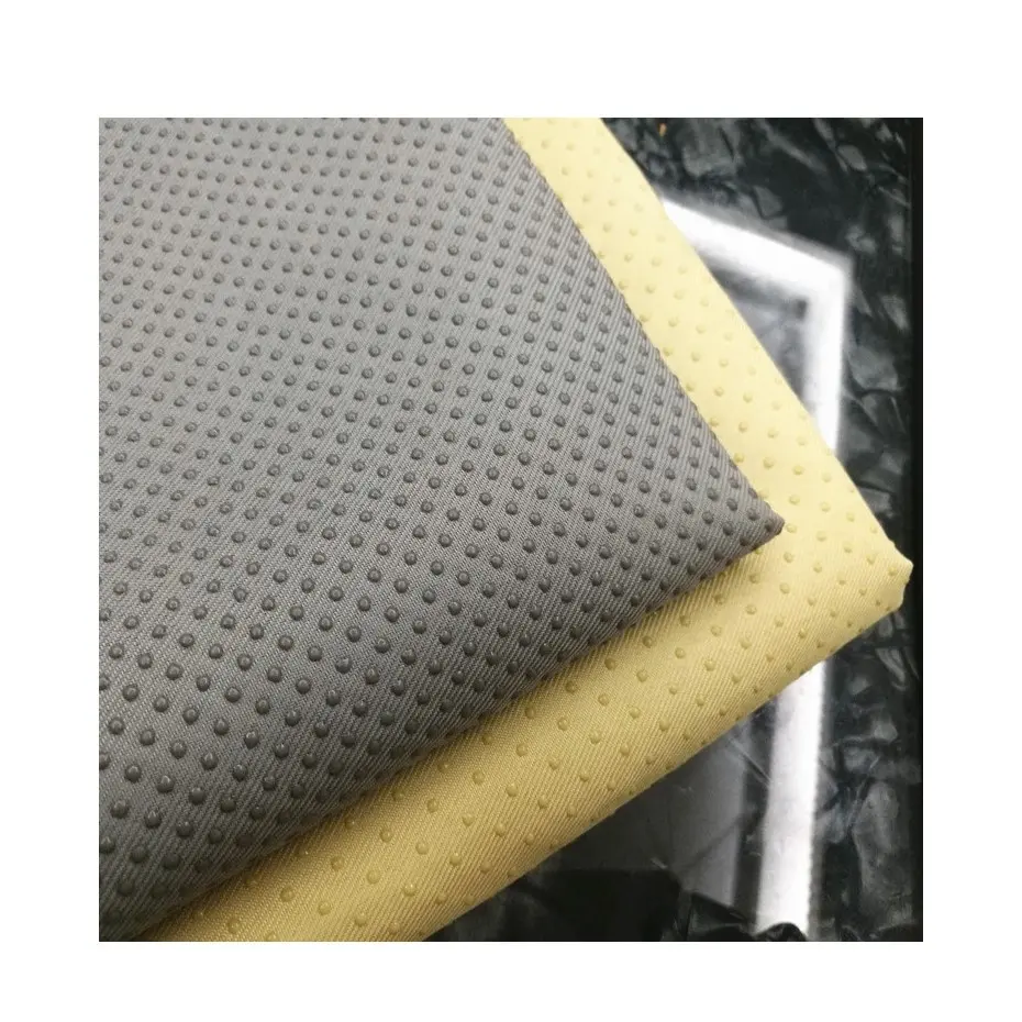 160gsm drill woven gabardine anti slip pvc dots durable oxford mats backing fabric