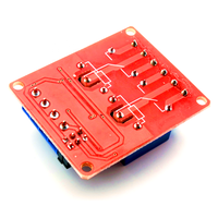 Module de relais 2 canaux 5V 12V 24V avec déclenchement par niveau haut et bas, contrôle par relais et optocoupleur, relais bidirectionnels DC 5V 12V 24V