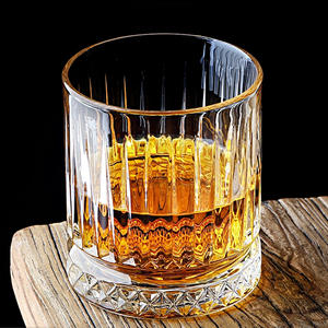 Vaso de Whisky de Lujo con Patrón de Diamantes Acanalados, Base Pesada, Cristal sin Plomo, Vaso Old Fashioned para <span class=keywords><strong>Bar</strong></span> - Product Image 6