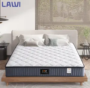 OEM ODM Hotel Comfort Memory Bedroom furniture King Size talalay latex mattress Pocket Spring Foam Mattress in a box