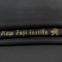 Vente en Gros Moins Cher Abaya Musulmane Formelle Tissu Nida Noir