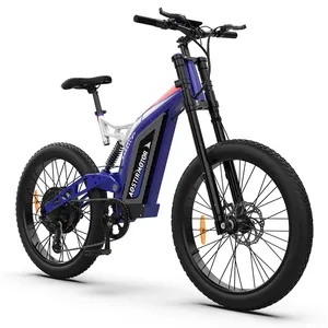 AOSTIRMOTOR S17-1500W 미국 캐나다 창고 드롭 배송 모터 전자 자전거 전자 자전거 48V 20Ah 접이식 자전거 7 속도 26*3 인치