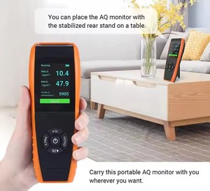 9-in-1 chất lượng không khí màn hình di động Xuất khẩu dữ liệu PM2.5 PM10 hcho AQI hạt VOCs độ ẩm và nhiệt độ LKC-1000S + - Product Image 3