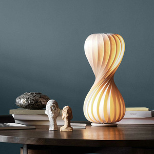 Lampe de table en bois, design nordique, ampoule LED E27, lumière douce pour les yeux, salon, chevet - Product Image 4