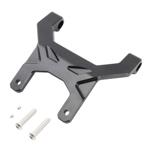 Support de tableau de bord en alliage d'aluminium pour moto Yamaha Tenere 700 Xtz700 Dual Sport, montage avant, noir - Product Image 2