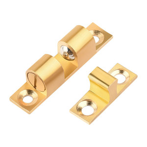Brass <b>Door</b> <b>Catch</b> Cabinet <b>Door</b> Latch Copper Spring Clip Minimalist Design Durable For Wardrobe <b>Doors</b> - Product Image 1