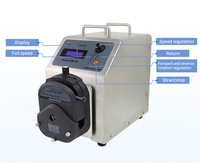 Pompe péristaltique industrielle, distributeur grand volume, débit de précision, contrôle basse pression, machine de remplissage de liquides électrique en acier inoxydable, OEM