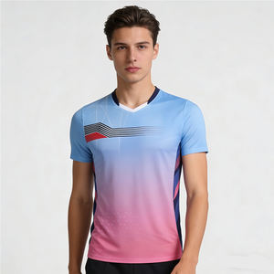 ชุดกีฬาแบดมินตันคุณภาพสูง ออกแบบตามสั่ง น้ำหนักเบา ระบายเหงื่อได้ดี สวมใส่สบาย เป็นมิตรกับผิวหนัง เหมาะสำหรับสโมสรและลีก - Product Image 4