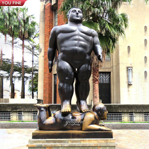 Statua del guerriero di rame della colata della scultura del bronzo del <span class=keywords><strong>Samurai</strong></span> grasso grande all'aperto di Plaza - Product Image 5