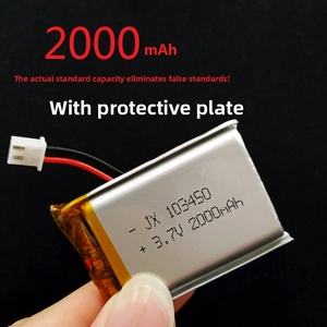 Batterie au lithium polymère rechargeable haute capacité certifiée UN38.3 <span class=keywords><strong>BIS</strong></span> 3.7V 103450 2000mAh, batterie LiPo - Product Image 2