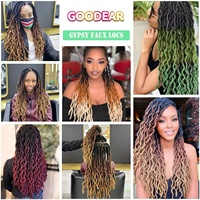 Parrucche Gypsy Locs in Seta per Crochet, Treccine Dreadlock Africane, Extension a Doppia Trama Realizzate a Macchina