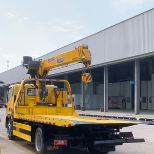 2024 nouveau camion élévateur à roues FOTON à plat pas cher avec grue corps de dépanneuse à plate-forme robuste à vendre - Product Image 6