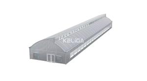 Chuyên nghiệp răng cưa dọc nhà kính với máng xối kết nối cấu trúc - Product Image 4