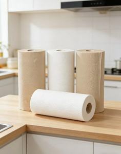 Rotolo di Carta Assorbente Monouso per Cucina, Panni Stampati TAD, Carta Multiuso per Pulizia a Secco e Umido, per Lavaggio Piatti - Product Image 4