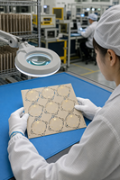 Services de fabrication de circuits imprimés (PCB) et de cartes électroniques assemblées (PCBA) sur mesure - Matériel Rogers, épaisseur du cuivre 35 µm, épaisseur 1,6 mm, ENIG