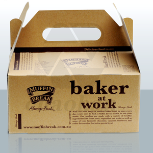 Hộp Bánh Donut Giấy Có Tay Cầm, Hộp Bánh Donut Uống Được, Hộp Bánh Giấy - Product Image 4