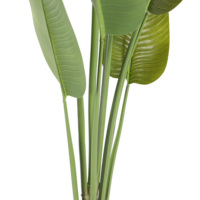 Haute Simulation Intérieur Extérieur Décor 120cm 180cm 240cm Grande Banane Tropicale Artificielle En Plastique Oiseau De Paradis Plante Arbre