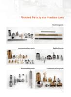 Tour CNC horizontal à double broche numérique SX325 avec tête coulissante de 32 mm et 5 axes pour implants médicaux et pièces aérospatiales
