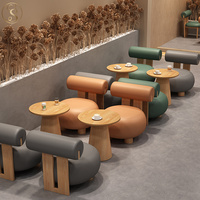 Café-restaurant Design d'intérieur Bubble Tea shop Designs Restaurant Mobilier chaises pour restaurants et café table basse