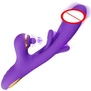 Giocattolo Sessuale 3 in 1 per Donne, Vibratore con 7 Frequenze, Stimolatore Punto G, Dildo Vibrante, Masturbatore Femminile - Product Image 1