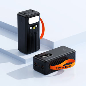 Banco de energía portátil de 30000mAh Carga rápida PD22.5W Estación de energía Pantalla LED Cables incorporados <span class=keywords><strong>Powerbank</strong></span> para teléfono - Product Image 5