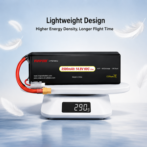 Batterie de drone à longue durée de vie 2500mAh 14.8V 60C pour l'aéromodélisme, les secours d'urgence en extérieur, la lutte contre les incendies, les véhicules aériens sans pilote - Product Image 2