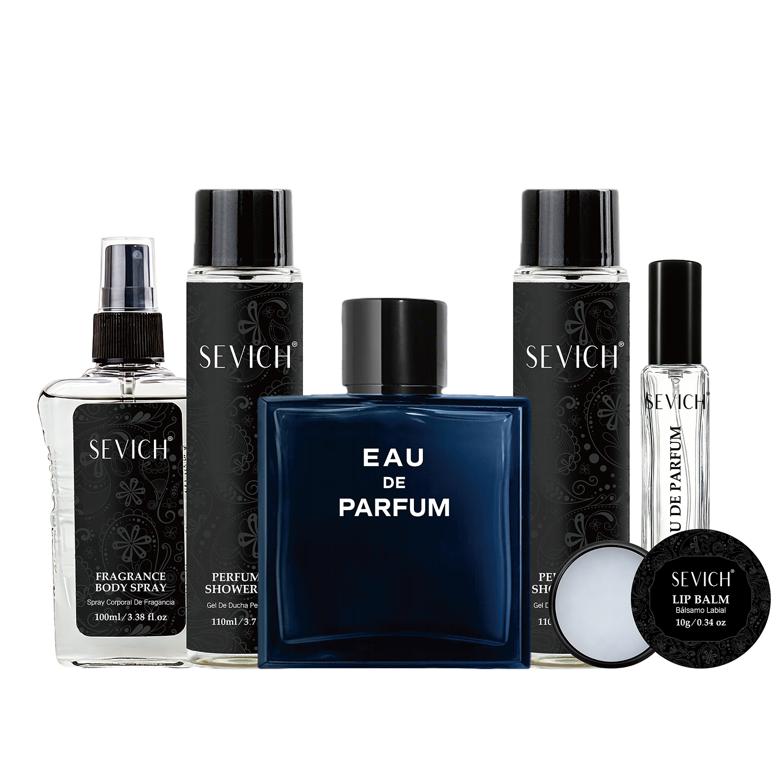 Ensemble de parfum pour cheveux