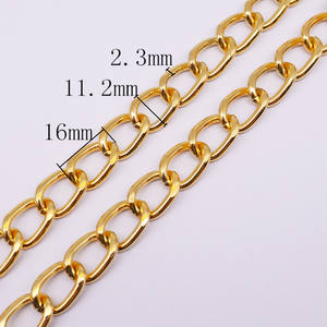 Alta calidad de lujo novedad personalizado de acero inoxidable 304 3016 bolso ajustable monedero cadena para hombres - Product Image 4