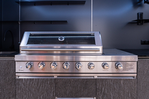 מודרני 304 ארון מטבח חיצוני נירוסטה ארון גריל bbq עם מקרר מובנה & טלוויזיה הר - Product Image 4