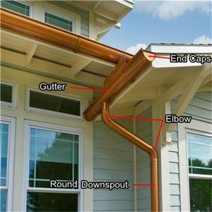 Fallrohr rollform maschine Regen rinne Rohr walzform maschine - Product Image 3