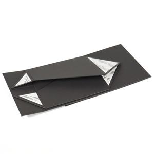 Cajas de Regalo Ecológicas Crown Win, Cajas de Correo Negras al por Mayor, Pequeñas de 48 cm, Plegables, con Tapa Magnética, para Empacar Calcetines y Pieles - Product Image 5