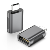 Convertisseur USB 3.2 OTG 10 Gbps Type C Mâle vers USB A Femelle Adaptateur de Charge et de Données