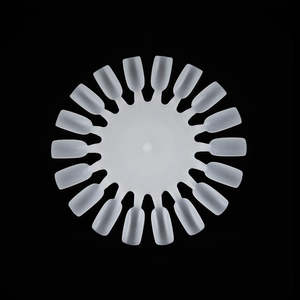 Tabla de colores <span class=keywords><strong>para</strong></span> uñas de forma redonda, 18 puntas, plantilla de rueda <span class=keywords><strong>para</strong></span> manicura, esmalte de Gel UV falso - Product Image 3