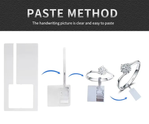 Étiquette RFID UHF sans colle pour bijoux, autocollant passif imprimable par transfert thermique pour la <span class=keywords><strong>gestion</strong></span> des stocks <span class=keywords><strong>de</strong></span> bagues et <span class=keywords><strong>de</strong></span> montres - Product Image 6