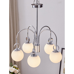 Vintage Nordic Style French Cream Living Room <b>Lamp</b> Popular Magic Bean Bow Pendant Retro <b>Study</b> Chandelier Pendant Lights for - Product Image 1