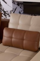 Ensemble de canapé modulaire carré moderne de grande taille, canapé bulle moelleux avec revêtement en cuir synthétique et rembourrage en éponge pour hôtels et hôpitaux