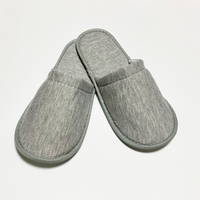 Meilleures pantoufles d'hôtel jetables grises 2025 pour invités - Tissu sweat-shirt durable et doux pour adultes et enfants