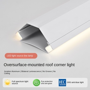 Profilé en T extrudé en alliage d'aluminium 6063 avec services de coupe et de soudage pour les profilés LED de la bande d'éclairage mural de l'armoire - Product Image 2