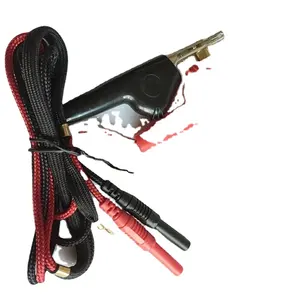 Gran número de pinzas de cocodrilo de punto con Cable personalizable, conectores de Clip de prueba de voltaje y corriente, venta al por mayor