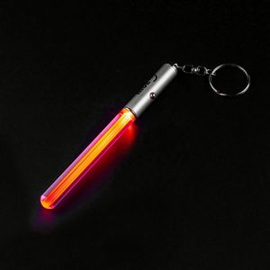 Acrylic <b>Mini</b> <b>LED</b> <b>Light</b> Saber Keychain Glow Stick for Party Decoration Promotional Carabiner & Keychain - Product Image 2