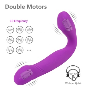 Inalámbrico lesbiana doble penetración tetas grandes vibrador Dual para la masturbación DE LA MUJER - Product Image 2