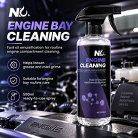 Nettoyant pour compartiment moteur 500 ml, spray de nettoyage pour compartiment moteur automobile, pour l'huile, la graisse, la poussière et la saleté routière