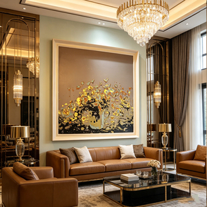 Handmade Textured Silk Screen Painting Artwork for Wall Art Large Aesthetic Decor Still Life House Hotel Decoration Interior - Product Image 6