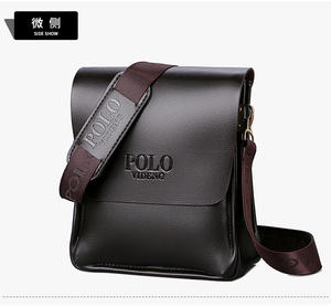<span class=keywords><strong>Borsa</strong></span> a Tracolla in Pelle PU da Uomo, Stile Casual Business, Design Verticale Trendy per il Commercio Estero - Product Image 6