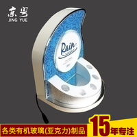 Présentoir acrylique pmma de comptoir d'éclairage led personnalisé d'usine pour vibrateur gode jouets sexuels présentoir acrylique