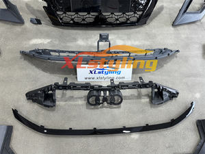 XLstyling RS3 Look voiture CONVERSION lifting mise à niveau pare-chocs avant <span class=keywords><strong>calandre</strong></span> BODYKIT pour <span class=keywords><strong>Audi</strong></span> A3 S3 8Y 20-24 Kit de carrosserie - Product Image 3