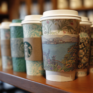 AT PACK Umweltfreundliche Maßgeschneiderte Kaffee-Verpackungshüllen Heiße Kaffeebecher-Hüllen Karton-Papierhüllen für Heiße Getränkebecher - Product Image 5