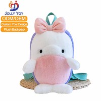 Sac à dos en peluche personnalisé de haute qualité, jouets en peluche, sacs en peluche sur mesure, sacs à dos en peluche personnalisés
